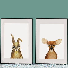 Load image into Gallery viewer, Watercolor Forest Animal Portraits