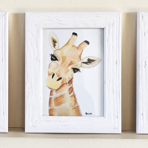 Safari Animal Portraits Set of 4