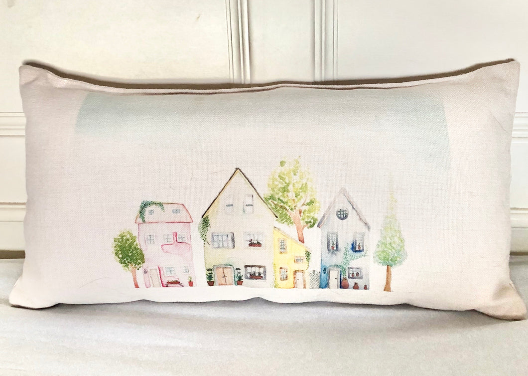 Village Townhouses Cushion