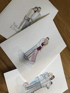 Personalised Watercolour Couple - Original Painting