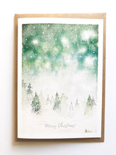 Load image into Gallery viewer, Snowy Forest Scenes - Christmas Cards - Set of 10