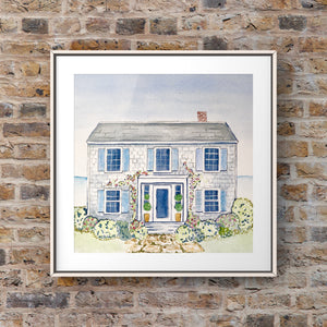 Custom Watercolour House Portrait