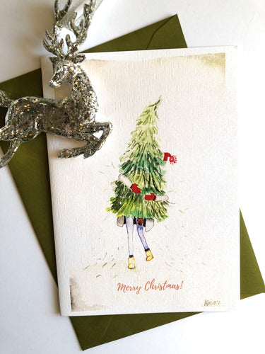 She Does... Christmas - Christmas Cards - Set of 6