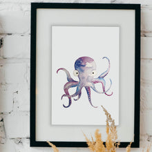 Load image into Gallery viewer, Watercolor Octopus &amp; Lobster