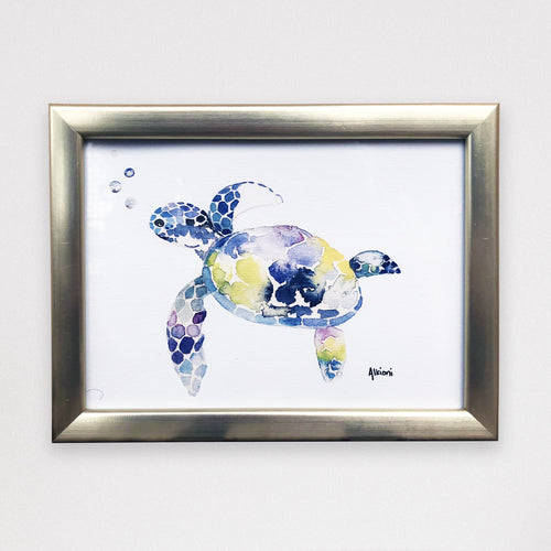 Watercolor Sea Turtle Print