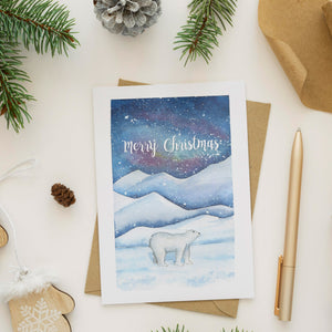 Polar Bears - Set of 6 - Christmas Cards