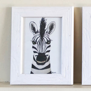 Safari Animal Portraits Set of 4